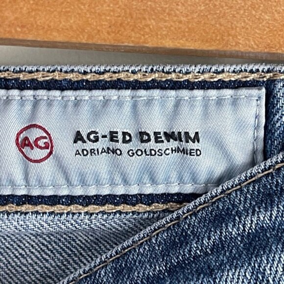 Ag Adriano Goldschmied Women's Jodi High-rise Slim Fit Flare Leg Crop Jean 28 - Picture 10 of 15